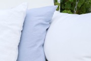Gemütliche Kissen für die selbstgebaute Gartenschaukel. JanaKnöpfchen - Nähblog
