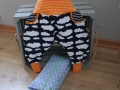 Babyhose und Wickelutensilo als Geschenk zur Geburt. janaknoepfchen naehblog. nähen für jungs