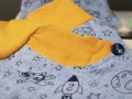 Selbstgenähte Babyhose als Geschenk zur Geburt. JanaKnöpfchen - Nähen für Jungs