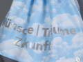 Detail des Plotts selbstgenähten Bücherrucksack.  JanaKnöpfchen - Nähen für Jungs