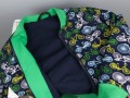 Beleg und Innenfutter der selbstgenähten Collegejacke. JanaKnöpfchen - Nähen für Jungs