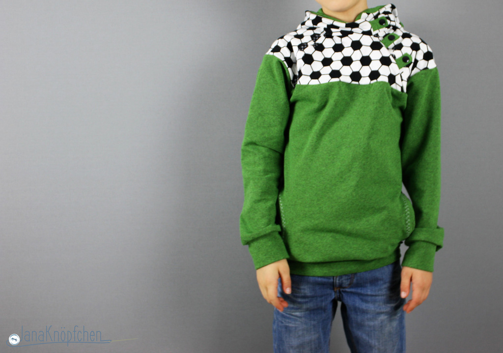 Hoodie und Fußball - neuer LetzKnöpf als Fussballhoodie