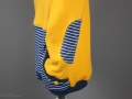 hoodie mit armpatches naehen. janaknoepfchen. nähen für jungs - nähblog