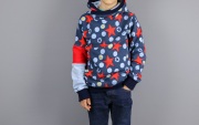 Selbstgenähte Hoodie aus Stoffresten. JanaKnöpfchen - Nähen für Jungs