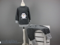 Schlafanzug mit Pinguinapplikation nähen. Jahresrückblick auf die Nähprojekt des Nähblogs JanaKnöpfchen - Nähen für Jungs