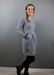 Kleid Chloe als Winterkleid genäht. JanaKnöpfchen - Nähen für Jungs