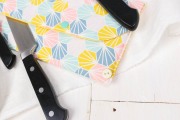 Messertasche nähen, um Küchenmesser mit in das Ferienhaus zu nehmen. JanaKnöpfchen - Nähen für Jungs