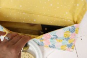 Messertasche mit beschichteter Baumwolle nähen. JanaKnöpfchen - Nähen für Jungs