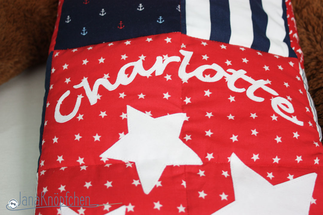 Geschenk Zur Geburt Eine Patchworkdecke Mit Namen