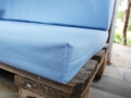 Genähte Sitzbezüge für das Palettensofa im Baumhaus.  JanaKnöpfchen - Nähen für Jungs