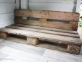 Selbstgebautes Sofa aus Paletten für das Baumhaus. JanaKnöpfchen - Nähen für Jungs