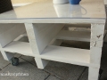 Terassentisch Upcycling Detail. JanaKnöpfchen Nähen für Jungs