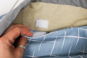 Große Innentasche mit Klettverschluss in Turnbeutel genäht. JanaKnöpfchen - Nähen für Jungs