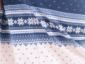 Detail der Seitennaht des selbstgenähten Norwegerhoodies. JanaKnöpfchen - Nähen für Jungs