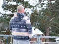 Weihnachtshoodie für den Mann genäht im Norwegermuster. JanaKnöpfchen - Nähen für Jungs