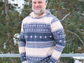 Norwegermuster Hoodie für den Mann genäht. JanaKnöpfchen - Nähen für Jungs