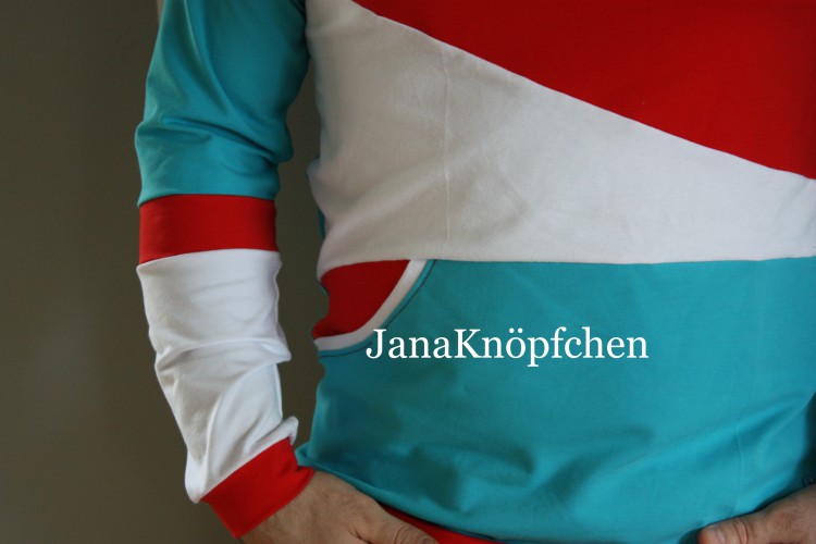 Miro Hoodie genäht für Männer. JanaKnöpfchen - Nähen für Jungs