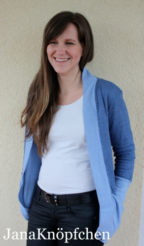 Mein erster selbstgenähter My Cuddel Me Cardigan. JanaKnöpfchen - Nähen für Jungs