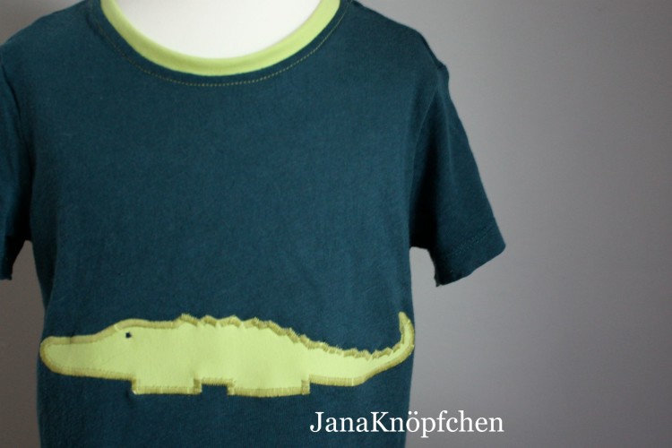 Upcycling T-Shirt: aus altem Schwangerschaftshirt ein neues T-Shirt für das Kind nähen. JanaKnöpfchen - Nähen für Jungs