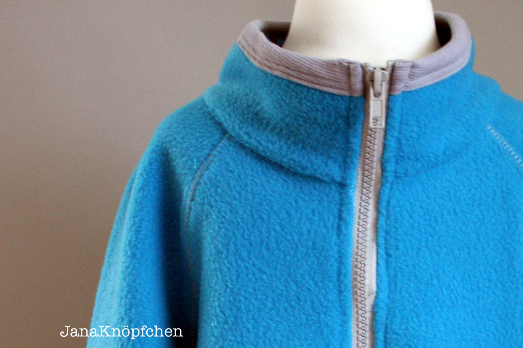 Fleecejacke für die Jungs nähen Teil 2 Haiapplikationen. JanaKnöpfchen - Nähen für Jungs