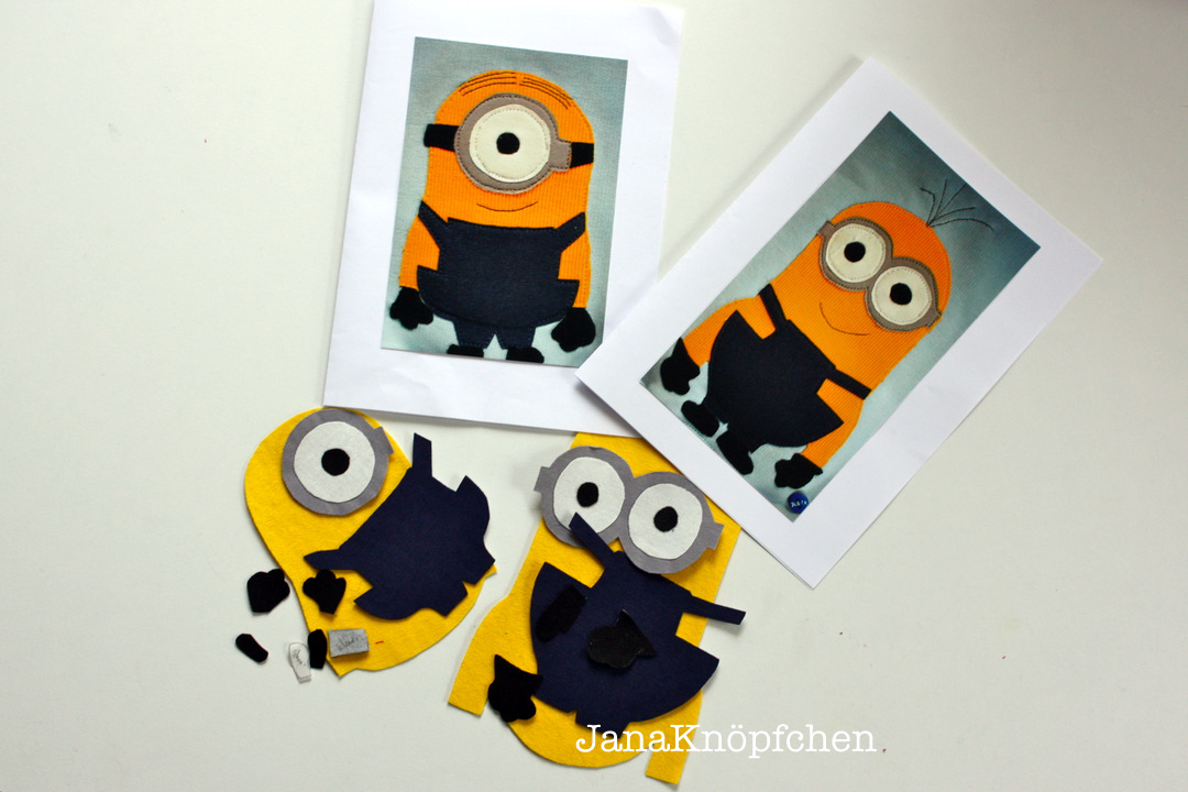 Minion Kevin und Stuart als Applikation für Verlosung