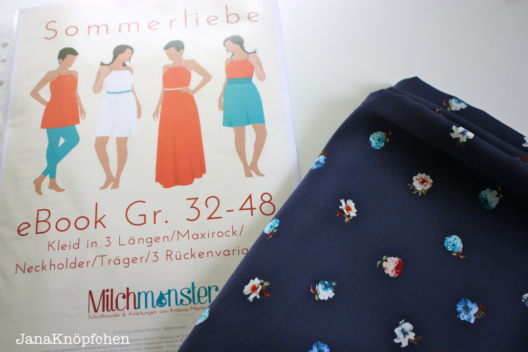stoffundstil haul - kleid milchmonster - janaknoepfchen