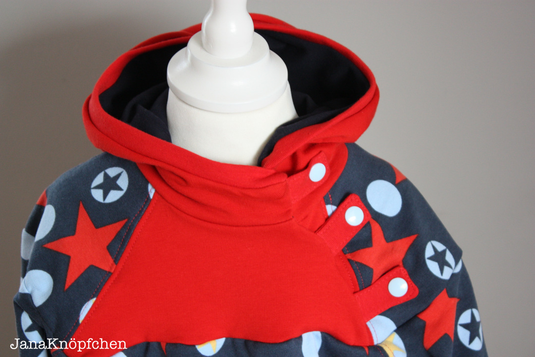Hoodie für Jungs nach dem Schnitt Letz Knöpf. JanaKnöpfchen Nähblog. Nähen für jungs