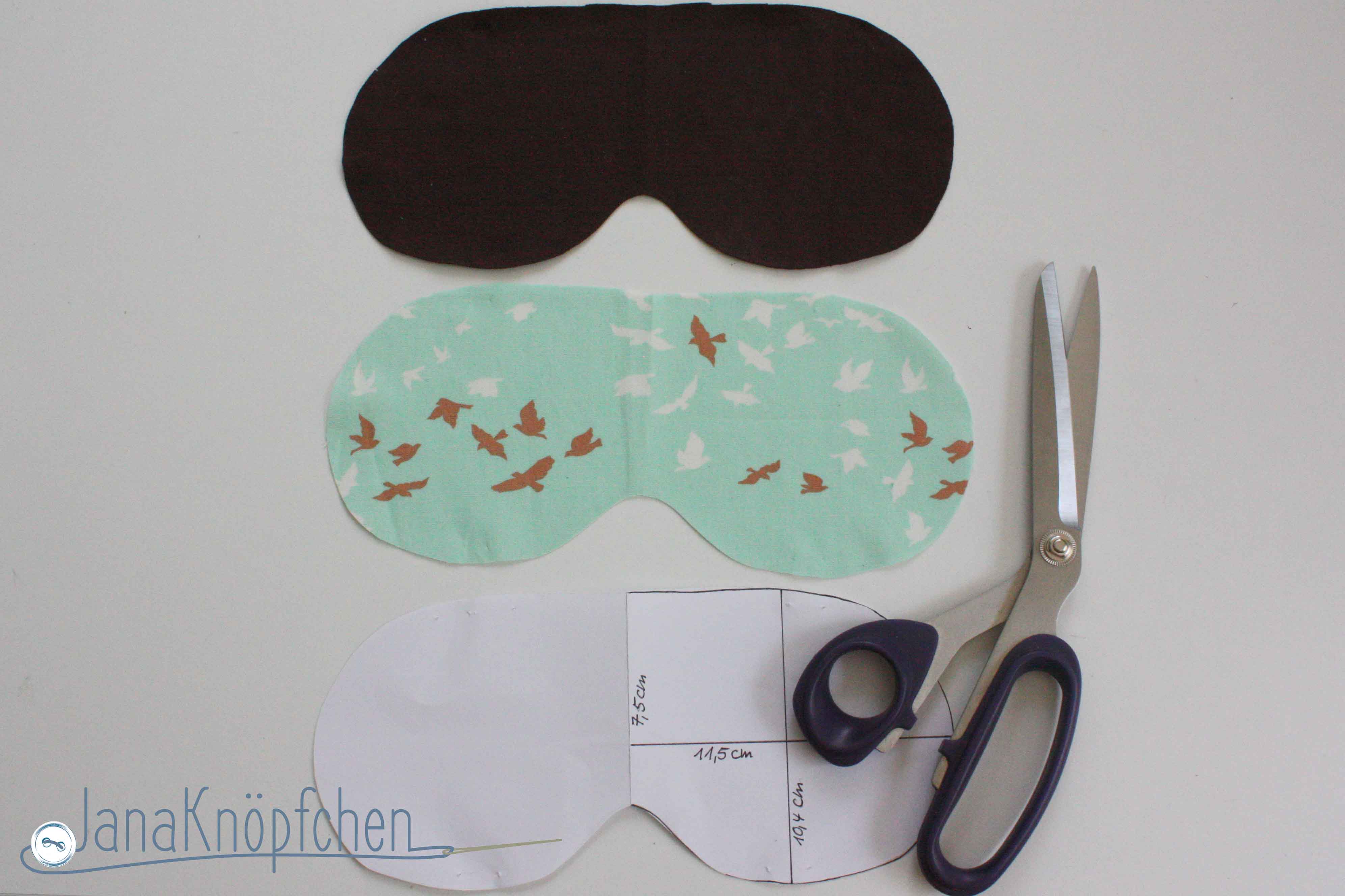 tutorial schlafbrille selbst naehen-stoffe zugeschnitten. janaknoepfchen naehblog. naehen fuer jungs