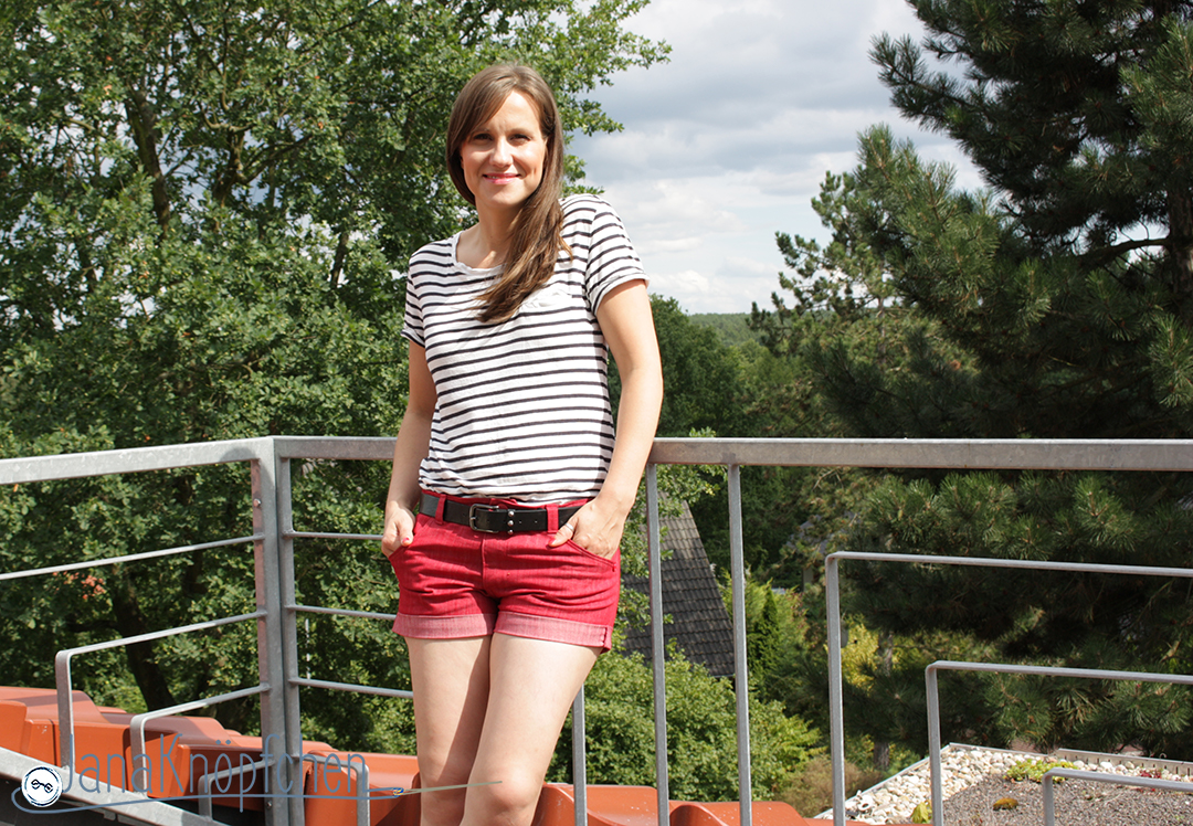 Nähprojekt: Shorts nähen für 12 colors of handmade fashion. JanaKnöpfchen - Nähen für Jungs