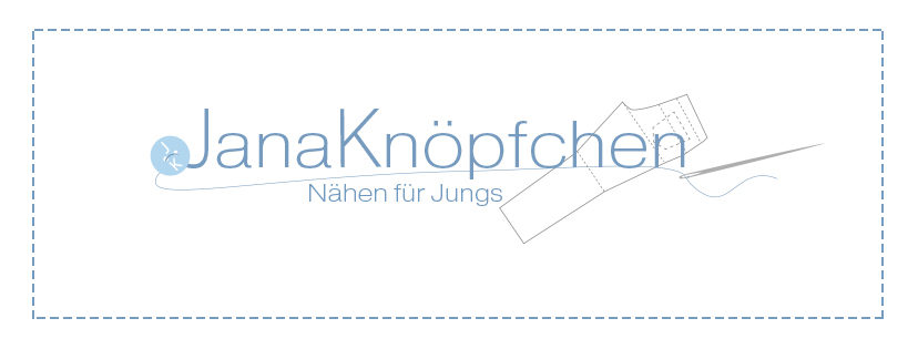JanaKnöpfchen - Nähen für Jungs Logo für den Blog