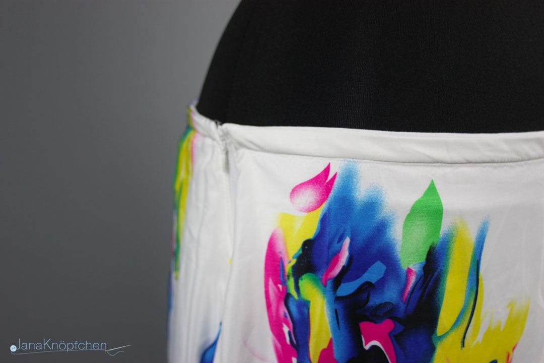 ReFashion Nähprojekt. Aus einem Kleid einen langen Rock nähen. JanaKnöpfchen - Nähen für Jungs