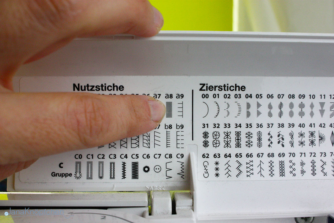 Tutorial wie flicke ich eine Jeans? Stichwahl bei der Nähmaschine. JanaKnöpfchen - Nähen für Jungs