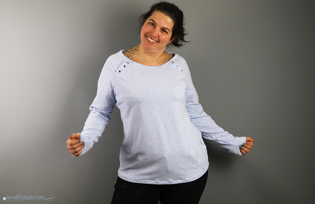 Blogbeitrag Pullover Lova nähen aus Jersey. JanaKnöpfchen - Nähen für Jungs