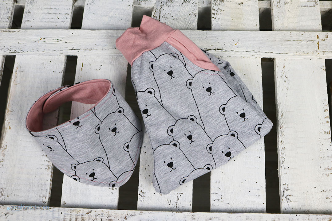 Babyset Teddybären-Hose für Mädchen Gr. 62. JanaKnöpfchen