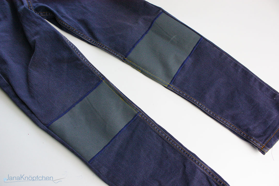 Tutorial Jeans flicken mit großen Flicken. JanaKnöpfchen - Nähen für Jungs