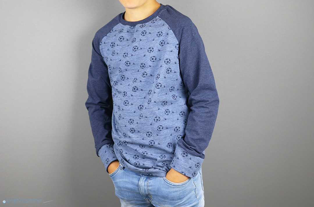 Blogpost Fussballshirt nähen. JanaKnöpfchen - Nähen für Jungs