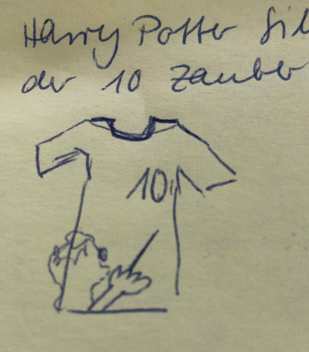 Harry Potter Geburtstagsshirt Skizze. JanaKnöpfchen - Nähen für Jungs