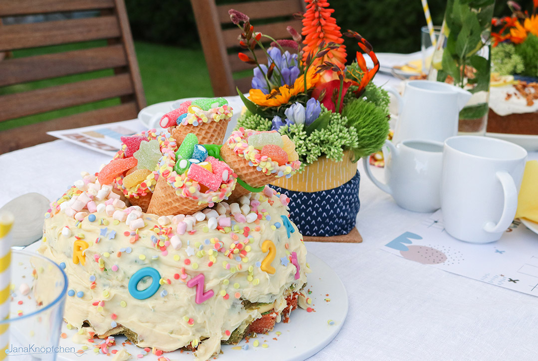 Kuchen zur Einschulung backen für einen Jungen. JanaKnöpfchen - Nähen für Jungs
