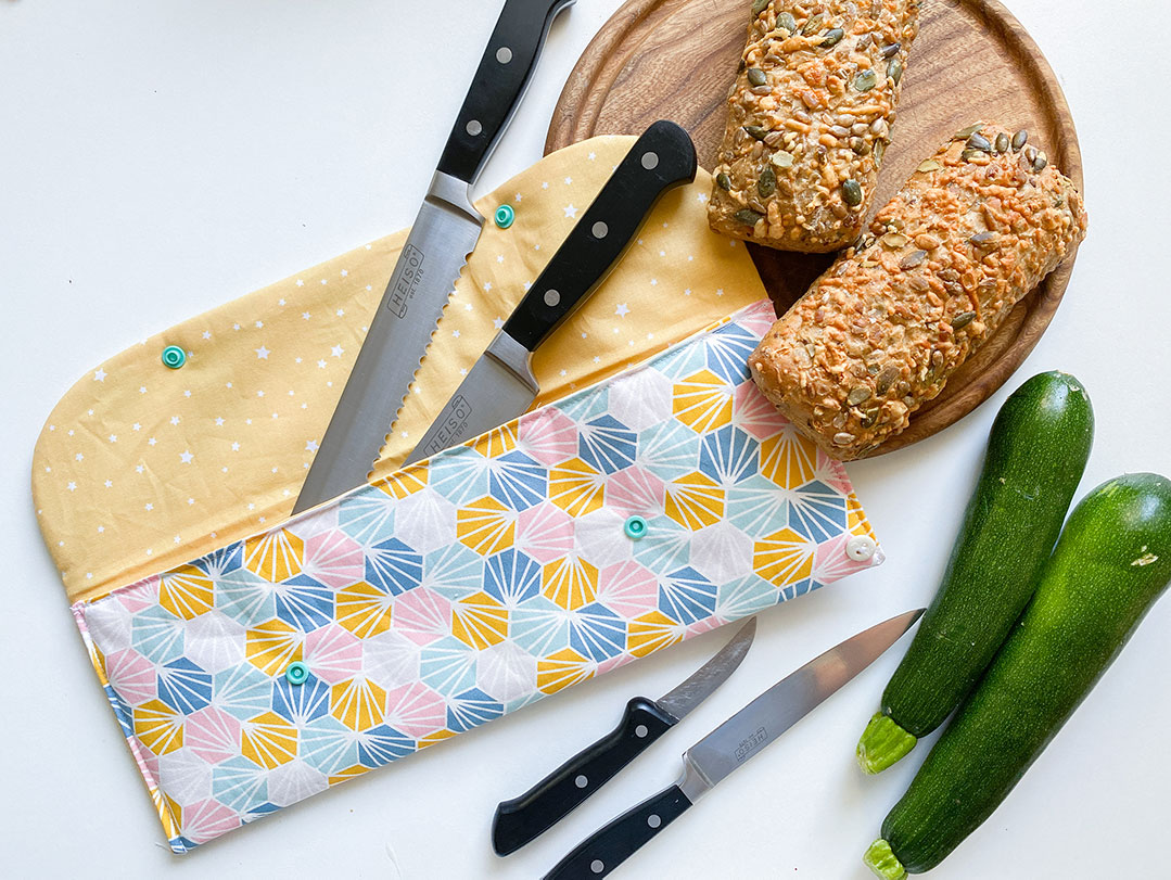 Blogpost Tutorial selbstgenähten Messertasche für den Urlaub. JanaKnöpfchen - Nähen für Jungs