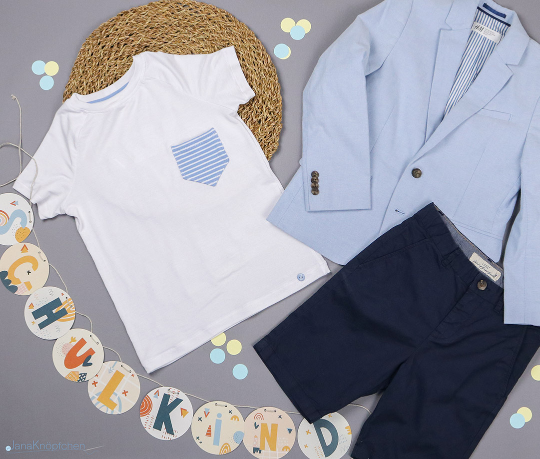Outfit für die Einschulung eines Jungen. JanaKnöpfchen - Nähen für Jungs