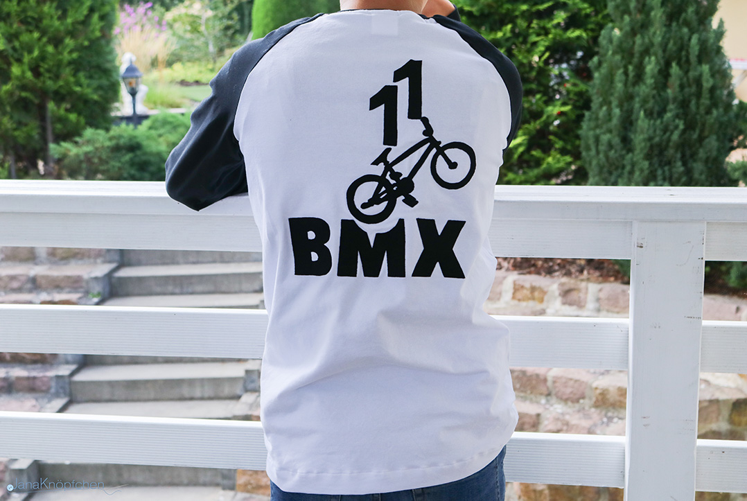 Blogpost BMX-Shirt zum Geburtstag nähen. JanaKnöpfchen - Nähen für Jungs