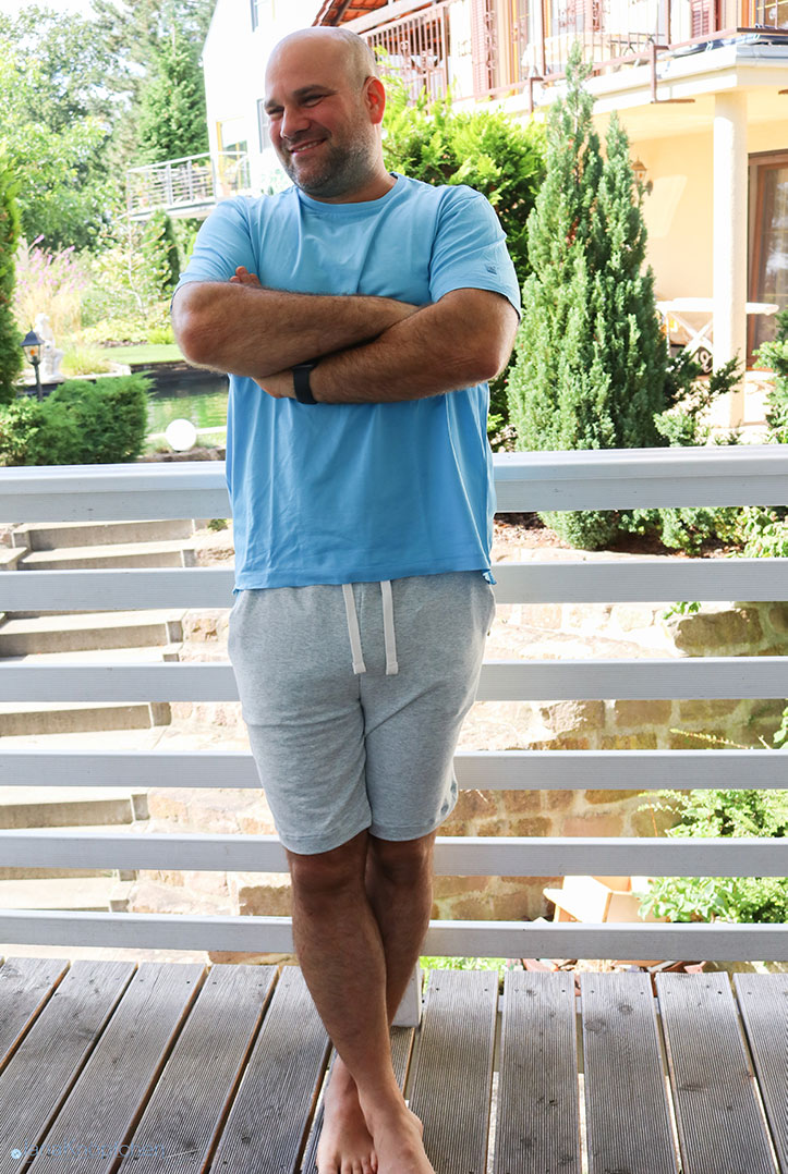 Joggingshorts für Männer nähen. JanaKnöpfchen - Nähen für Jungs