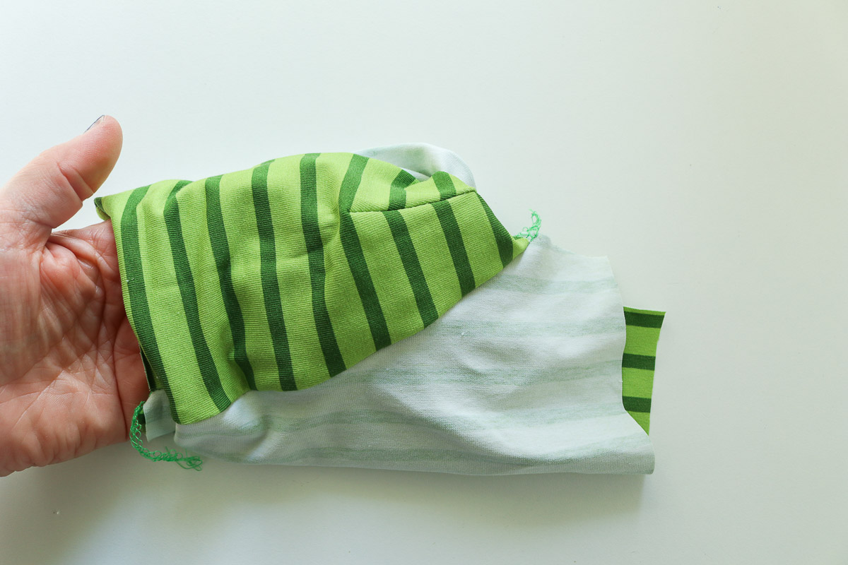 Boxershorts vordere Hose wenden. JanaKnöpfchen - Nähen für Jungs
