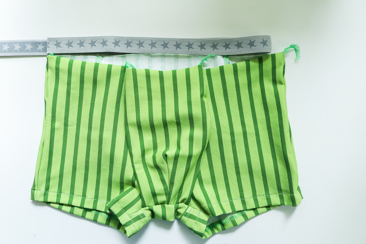Abmessung des Gummibandes für Boxershorts. JanaKnöpfchen - Nähen für Jungs