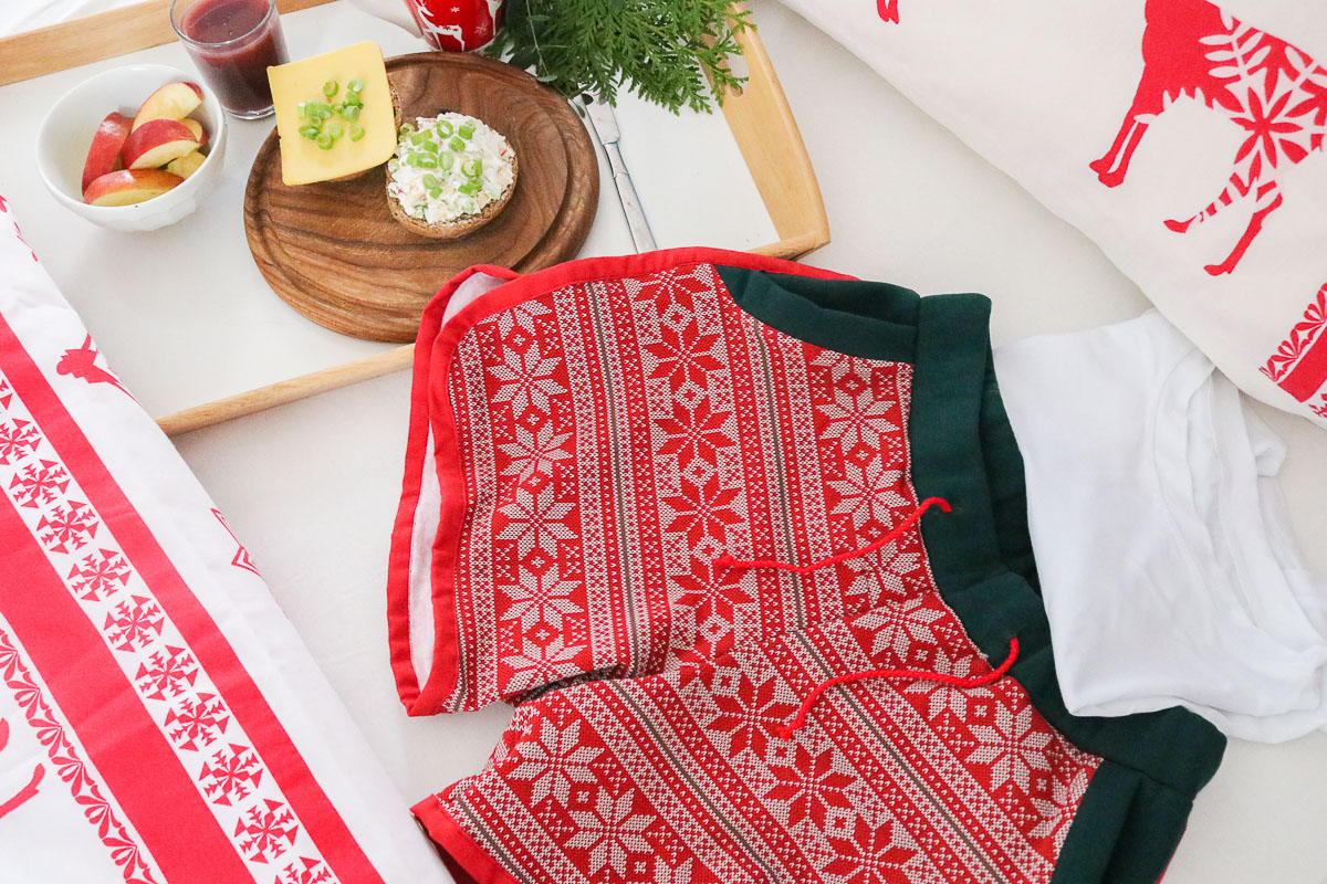 Weihnachtsschlafanzug für Frauen nähen. JanaKnöpfchen - Nähen für Jungs
