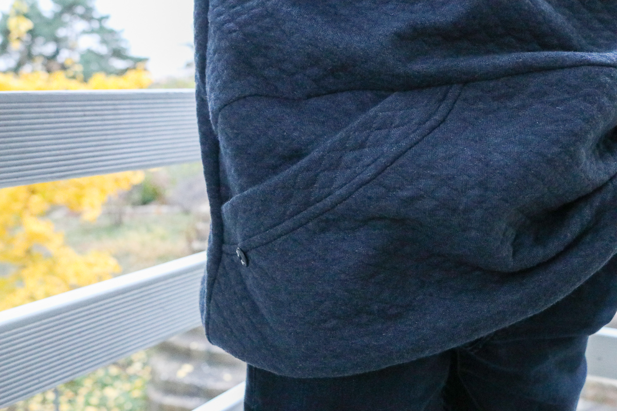 Tasche mit Bündchen. Selbstgenähte Hoodie für Jungs. JanaKnöpfchen - Nähen für Jungs