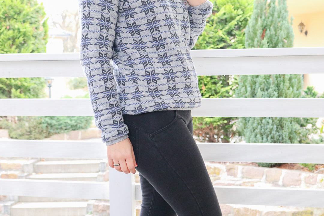 Sweater aus Strick mit Norwegermuster nähen. JanaKnöpfchen - Nähen für Jungs