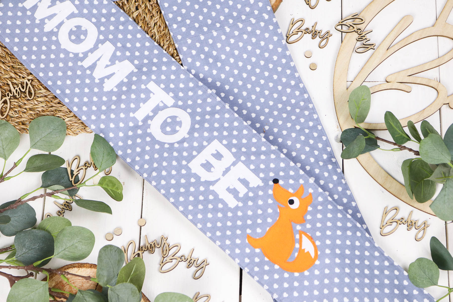 Schärpe für die Babyparty nähen. JanaKnöpfchen - Nähen für Jungs