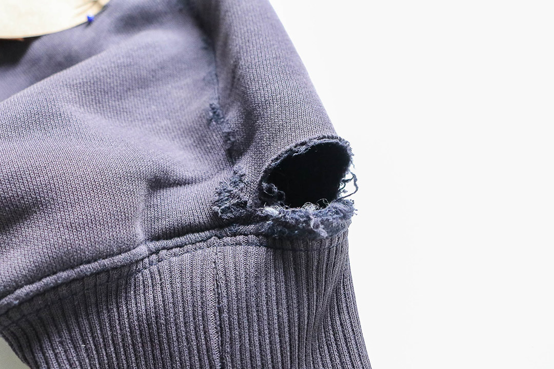 Sweatjacke reparieren. JanaKnöpfchen