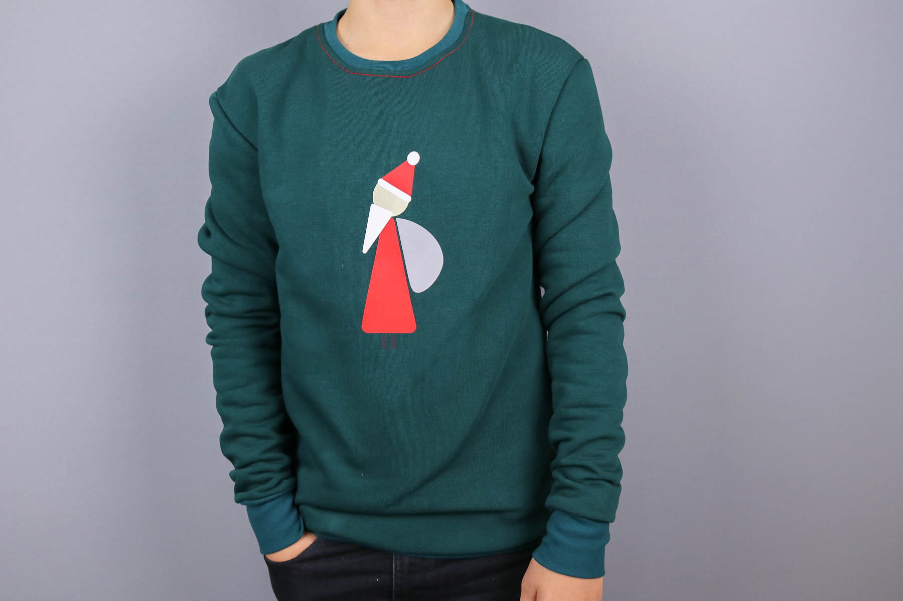 Für den Großen einen Weihnachtssweater nähen. JanaKnöpfchen - Nähen für Jungs
